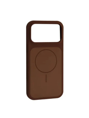 Чохол New Silicone Case MagSafe для Apple iPhone 17 Pro Max Brown