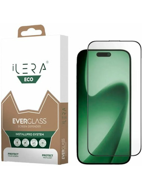 Захисне скло iLera Eco EverGlass для Apple iPhone 17 Pro глянсове Black