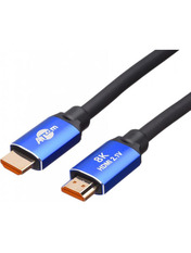 Кабель передачі відео ATcom v.2.1 HDMI to HDMI (M) Black/Blue 5 Ні 5m Black/Blue (88855)