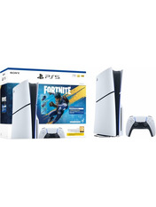 Ігрова консоль Sony PlayStation 5 Slim Blu-Ray Edition 1 TB Fortnite® Flowering Chaos Bundle Slim Blu-Ray Edition 1TB + Fortnite® Flowering Chaos Bundle White (1000049838)