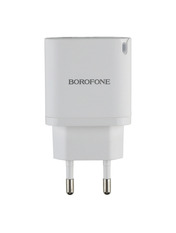 Мережевий зарядний пристрій Borofone BA83A White Відсутній (1 USB-A + 1 USB-C) 20W White