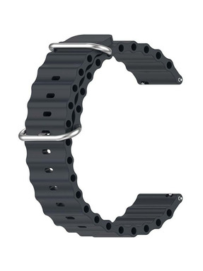 BeCover Wave Style (20mm) Samsung Galaxy Watch 7 (40/44mm) Midnight