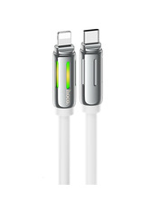 Кабель синхронізації Hoco  U136 PrizeType-C to Lightning White 27W 1,2m White