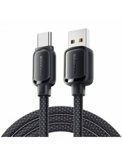 Кабель синхронізації Essager Jelly Bean USB to Type-C Black 1 Ні 100W 1m Black (EXCT-TD01-P)
