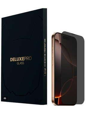 Захисне скло iLera DeLuxe Incognito FullCover Glass для Apple iPhone 16 Pro/17 глянсове