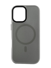 Чохол BeCover FIBRA ArcLine Case with MagSafe для Apple iPhone 17 Grey Grey (715374)