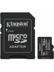 Карта пам'яті Kingston Canvas Select Plus Gen3 512 ГБ Так microSD 512GB UHS-I U3 + SD-adapter