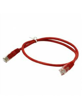 Мережевий патч-корд ATcom COPPER Cat.6 UTP 0,5m Red (9219)