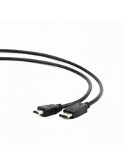 Кабель передачі відео Cablexpert CC-DP-HDMI DisplayPort (M) to HDMI (M) Black 10 10m Black (CC-DP-HDMI-10M)