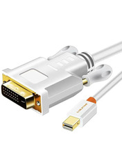 Кабель передачі відео CableTime Mini DisplayPort (M) to VGA White Ні 0,2 0,2m White (CD48K)