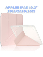 Чохол BeCover Ultra Slim Origami Transparent Apple iPad 10.2 2019/2020/2021 Pink Прозорий Pink (711100)