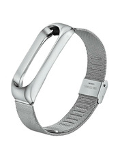 BeCover Metal Mi Band 3/4 Сріблястий Silver (704652)