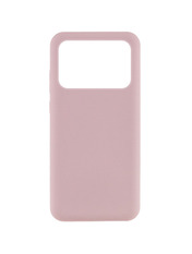 Чохол Silicone Cover Silicone Case (HC) для Xiaomi Poco X6 Pro Pink Sand