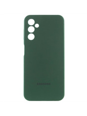 Чохол Silicone Cover Full Camera with logo для Samsung Galaxy A26 5G Dark Green