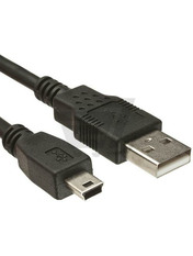 Кабель синхронізації PowerPlant USB to microUSB Black 0,1 0,1m Black (KD00AS1217)