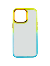 Чохол Fresh sip series для Apple iPhone 13 Pro Max Azure/Orange