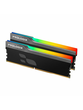 Оперативна пам’ять ProLogix Onyx Black RGB DDR4 16GB (kit 2*8GB) 3600MHz (PRO16GB3600YBR4K)