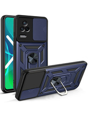 Чохол Camshield Serge Ring Magnet для Xiaomi Poco F4 Blue