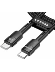 Кабель синхронізації Essager Star Type-C to Type-C Black 2 Ні 100W 2m Black (EXCTT1-XCA01)