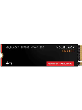 SSD накопичувач Western Digital Black SN7100 M.2 2280 4TB PCI Express 4.0 x4 (WDS400T4X0E)