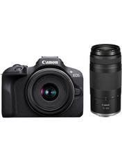 Фотоапарат бездзеркальний Canon EOS R100 RF-S 18-45 IS STM + RF 75-300 IS STM Black RF-S 18-45 IS STM + RF 75-300 IS STM Black (6052C121)