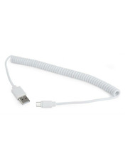 Кабель синхронізації Cablexpert USB to microUSB Білий 1,8 1,8m Білий (CC-mUSB2C-AMBM-6-W)