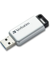 USB накопичувач Verbatim Secure Pro with 256-AES 64 ГБ USB 3.2 Storm Grey 64GB Storm Grey (98666)