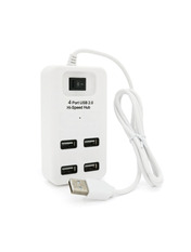 USB-хаб Pino Q100 USB-A 4xUSB 2.0 White (4xUSB 2.0) White (YT-HWS4-W)