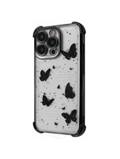 Чохол Wave Winkie для Apple iPhone 16 Pro Black/Butterfly Black/Butterfly (6903851724)