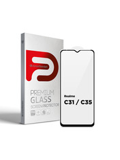 Захисне скло ArmorStandart Full Glue для Realme C31 / C35 глянсове (ARM62692)