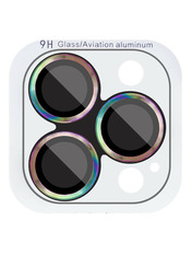 Захисне скло інше Metal Classic для Apple iPhone 16 Pro (6.3") / 16 Pro Max (6.9") Глянсова BOX глянсове Rainbow