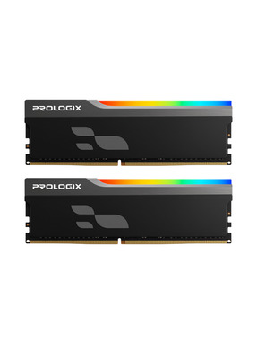 Оперативна пам’ять ProLogix Onyx Black RGB DDR4 16GB (kit 2*8GB) 3200MHz (PRO16GB3200YBR4K)