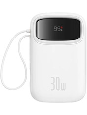 Павербанк Baseus QPow2 1xUSB-C + 1xUSB-A 30W 20000mAh White (P10055009213-00)
