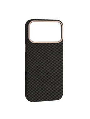 Чохол CARBON Style MagSafe для Apple iPhone 17 Pro Black/Gray (6938102475)