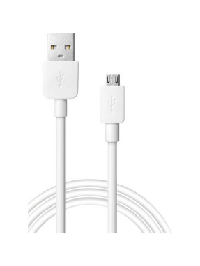 Кабель синхронізації Defender USB08-01M USB to microUSB 1m White (87497)