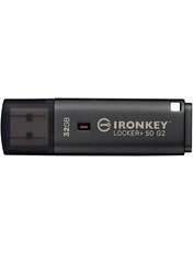 USB накопичувач Kingston IronKey Locker+ 50 G2 32 ГБ USB 3.2 Black 32GB Black (IKLP50G2/32GB)