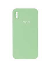 Чохол Silicone Case Square Full Camera для Apple iPhone X/XS Mint Mint (6983017542)
