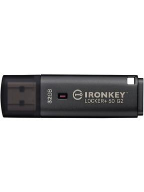USB накопичувач Kingston IronKey Locker+ 50 G2 32GB Black (IKLP50G2/32GB)