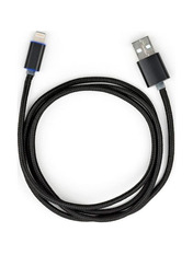 Кабель синхронізації Vinga USB to Lightning Black 12W 1m Black (VCPDCLLED1BK)