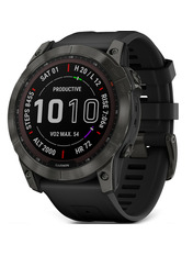 Смарт-годинник Garmin Fenix 7X 47mm Carbon Grey (010-02541-10/11)