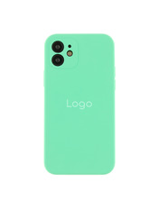 Чохол Silicone Case Full Size with Frame для Apple iPhone 12 Spearmint Spearmint (6905831274)