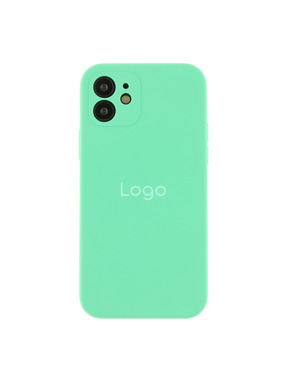 Чохол Silicone Case Full Size with Frame для Apple iPhone 12 Spearmint (6905831274)