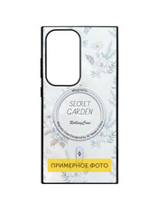 Чохол TPU Secret Garden MagSafe для Samsung Galaxy S25 White
