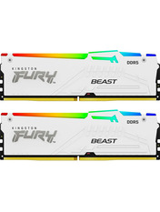 Оперативна пам’ять Kingston Fury Beast RGB EXPO White DDR5 6000 32 2 32GB (kit 2*16GB) 6000MHz (KF560C36BWE2AK2-32)