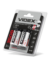 Акумуляторна батарейка Videx C Ni-MH 3 500 2 3500mAh 2шт (24475)