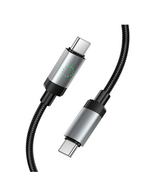 Кабель синхронізації Hoco X117 Star Type-C to Type-C 60W 1m Black