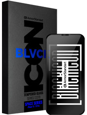 Захисне скло ArmorStandart Space Black Icon для Apple iPhone 14/13/13 Pro Black глянсове (ARM67729)