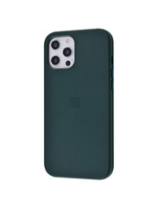 Чохол Leather Case with MagSafe для Apple iPhone 12 Pro Max Forest Green