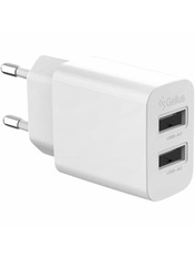 Мережевий зарядний пристрій Gelius GP-HC059 Lightning (2 USB-A) 12W + кабель Lightning White (100447)