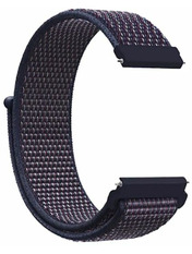 BeCover Nylon Style Samsung Galaxy Watch 42mm / Watch Active / Active 2 40/44mm / Watch 3 41mm Синій Grey